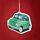 Osvěžovač vzduchu - Zelený retro Fiat 500 - Čerstvá máta 