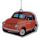 Osvěžovač vzduchu  - Červený retro Fiat 500 - Pomeranč