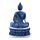 Dekorace - soška - Thai Buddha- Modro bílý - Lotos