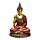 Dekorace - soška -Thai Buddha - červeno zlatý - Konteplace