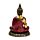 Dekorace - soška -Thai Buddha - červeno zlatý - Konteplace