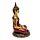 Dekorace - soška -Thai Buddha - červeno zlatý - Konteplace