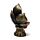 Dekorace - soška - Thai Buddha - červeno zlatý - Lotos