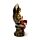 Dekorace - soška - Thai Buddha - červeno zlatý - Lotos