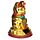 Figurka- Mávající kočka pro štěstí Maneki Neko - zlatá