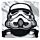 Stlačený cestovní ručník- Originální Stormtrooper