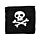 Stlačený cestovní ručník - Pirát Jolly Rogers 