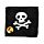 Stlačený cestovní ručník - Pirát Jolly Rogers 