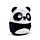 Plyšová hračka Divocí Adoramals Squidglys Panda Susu