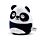 Plyšová hračka Divocí Adoramals Squidglys Panda Susu