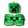 Cestovní polštář a maska na oči  Relaxeazzz - Minecraft Creeper