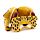Cestovní polštář a maska na oči  Relaxeazzz - Leopard