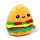 Plyšová hračka Squidglys Foodiemals- Burger Hammy