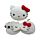 Cestovní polštář a maska na oči Relaxeazz  Kočka Hello Kitty 
