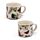 Porcelánový hrnek- esspresso- sada 2 -  Motýl - Louky-Meadows