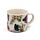 Porcelánový hrnek- esspresso- sada 2 -  Motýl - Louky-Meadows