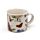 Porcelánový hrnek- esspresso- sada 2 -  Motýl - Louky-Meadows
