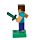Figurka - solární - Minecraft Steve