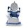 Soška  Ganesh Meditace  Modro bílá