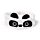 Plyšová čelenka - Adoramals - Panda Susu