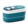 Svačinový box s příborem  Bento box -3 patra -příbory- Mumínek