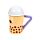 Keramický hrnek  - Bubble Tea Boba
