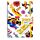 Linkovaný A5 zápisník z recyklovaného papíru-The Beatles Yellow Submarine-b