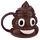 Keramický hrnek s víčkem - Emoji Hovínko
