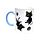 Porcelánový hrnek 300 ml - Lucky the Black Cat - Černá kočka