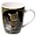 Porcelánový hrnek -  Kočka věštkyně - design Lisa Parker