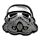 Sběratelská smaltová brož - Helma Stormtroopera