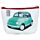 Peněženka z PVC Retro Fiat 500