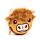 Peněženka - drobné - Skotská kráva Highland Coo 
