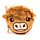 Peněženka - drobné - Skotská kráva Highland Coo 