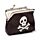 Peněženka se zacvakávacím zapínáním - Pirát Jolly Roger 