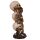Dekorace - Lebka -Totem - "Neslyším, nevidím, nemluvím" - LED 