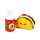Sada slánka a pepřenka-keramika-Tacos Frida a chilli dresing-Foodiemals