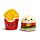 Sada slánka a pepřenka-keramika-Burger  Hammy a hranolky-Foodiemals