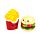 Sada slánka a pepřenka-keramika-Burger  Hammy a hranolky-Foodiemals