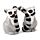 Sada slánka a pepřenka-keramika-Lemur