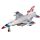 Natahovací stíhačka Die cast Speed Thunder Jet