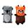 Reverzibilní hračka-antistres-Switchly- Adoramals -Panda, Koala,Lenochod