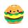 Plyšová mačkací hračka antistres- Queasy Squeezies - Foodiemals hamburger