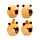 Plyšová mačkací hračka antistres - Queasy Squeezies-Zvířátka  Adoramals Kapybara - Capybara