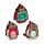 Koupelová bomba - vánoční-  3 sada- Kočka Pusheen