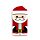 Zápisník - zavírání Flip - vánoční - Sváteční kamarádi- Santa