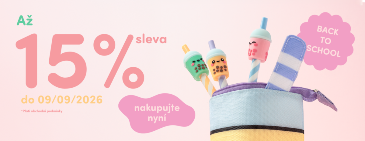 Sleva 15 % - Back to School