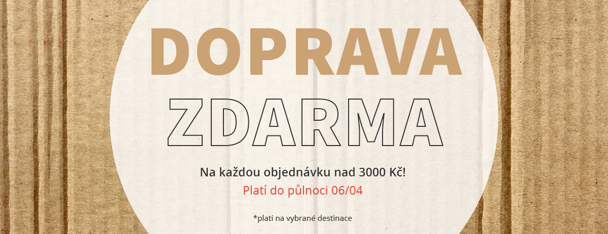 DOPRAVA DO ČECH A NA SLOVENSKO ZDARMA!