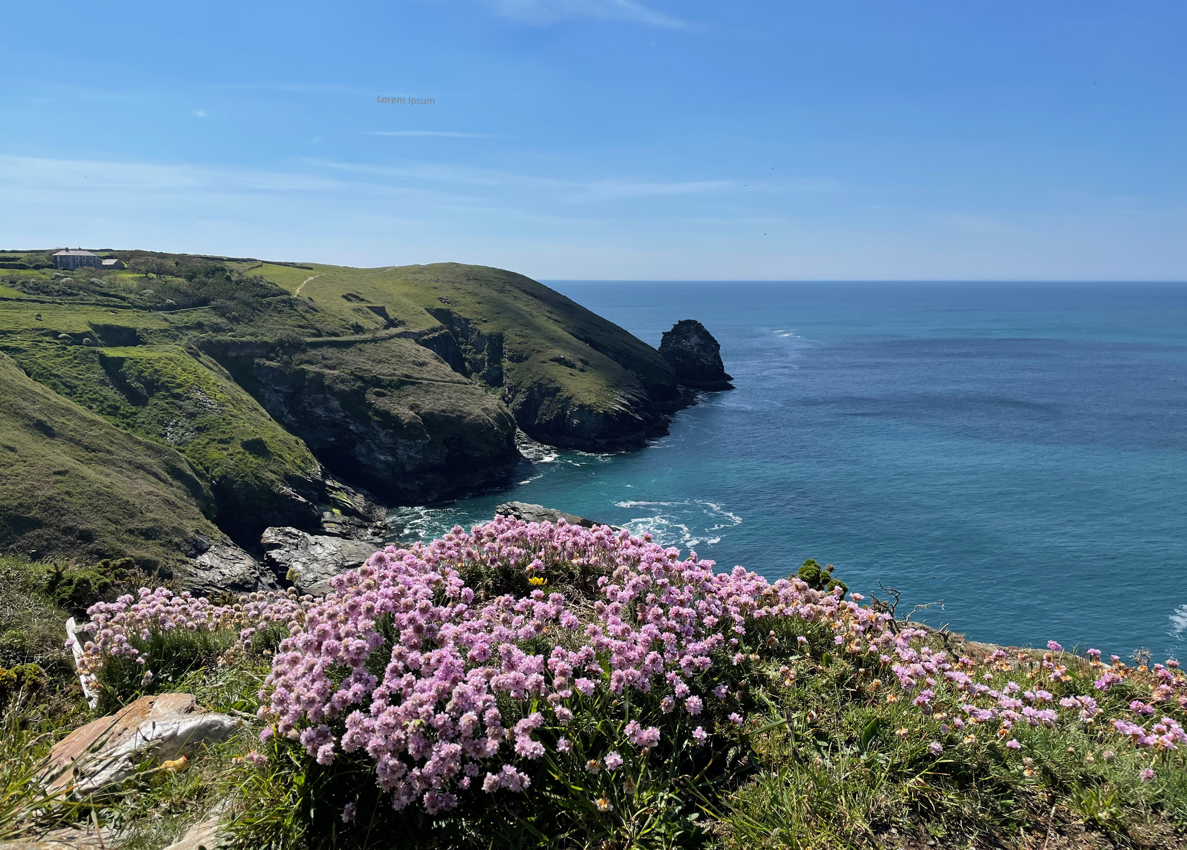 Boscastle to Tintagel  - view from Trevalga 