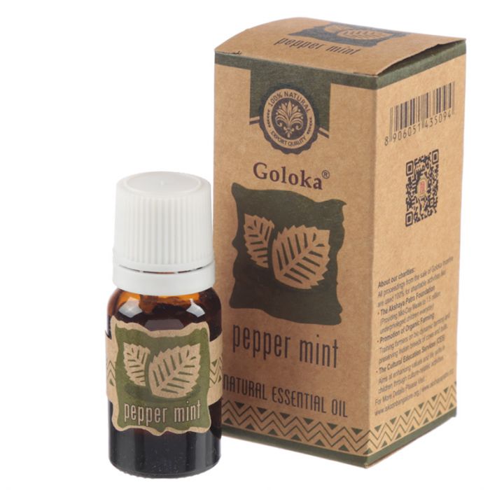 Přírodní esenciální olej Goloka Peppermint, 10ml